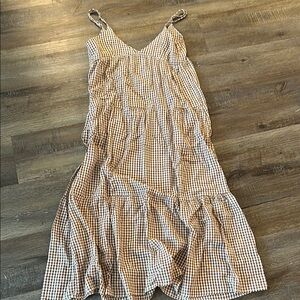 Gingham Checkered Dress